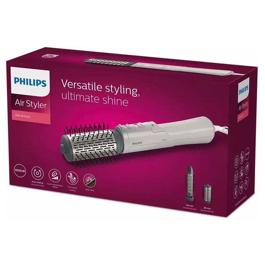 مصفف الشعر باللون الأبيض الحريري مع أويستر ميتاليك