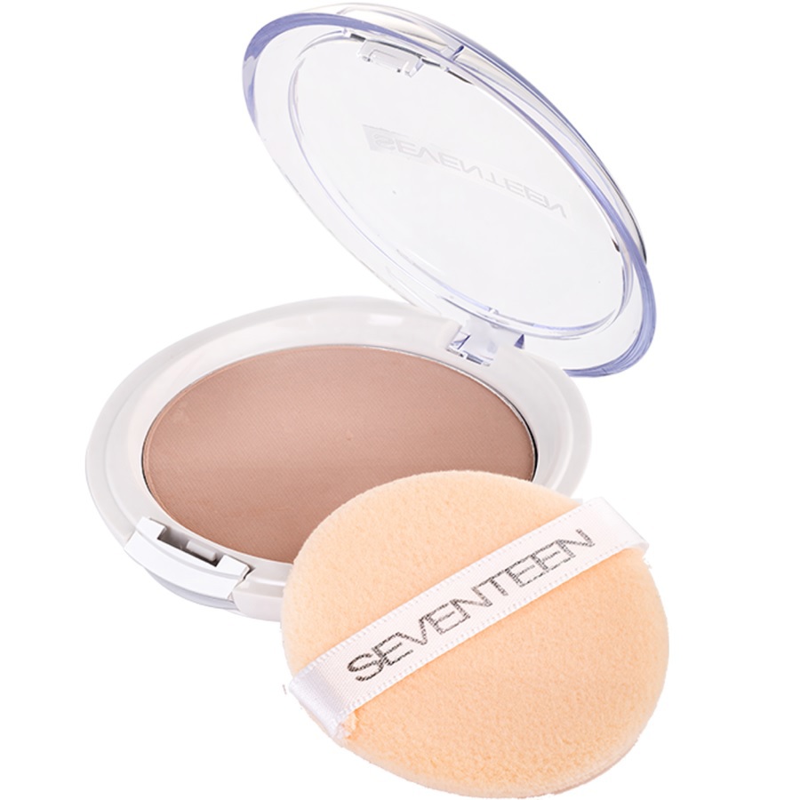 بودرة مضغوطة شفافة حريرية طبيعية