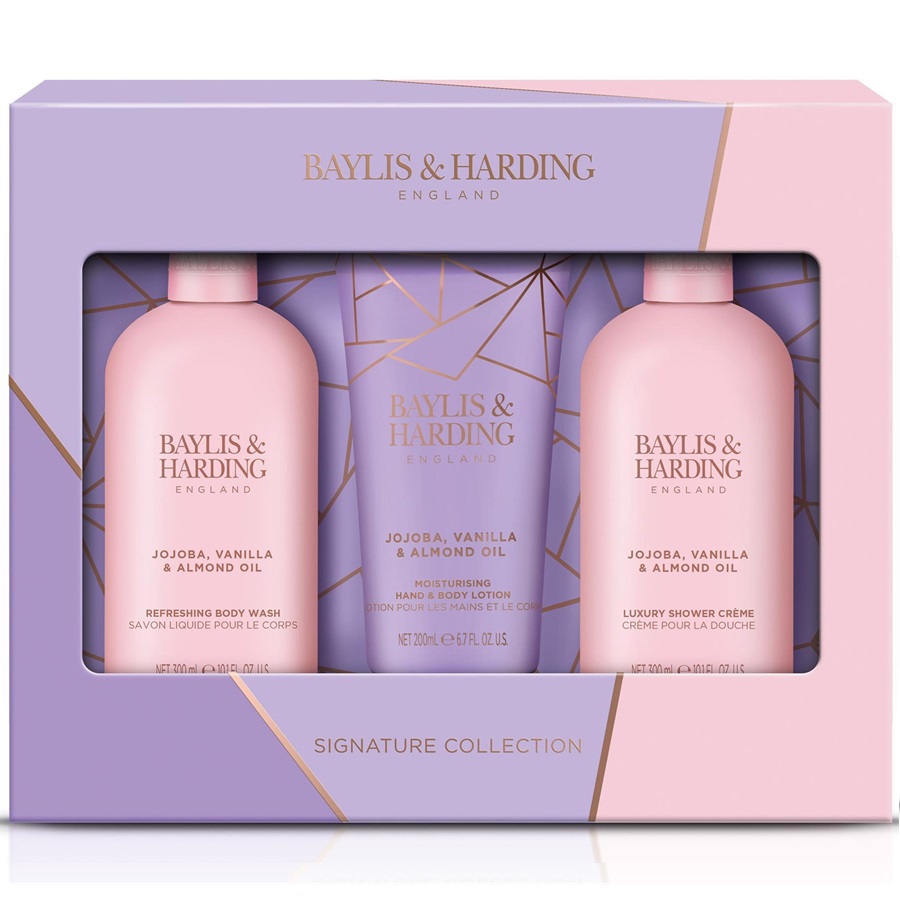 مجموعة هدايا فاخرة أساسية للاستحمام 3 قطع