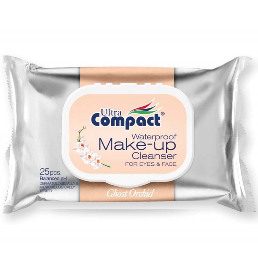 مناديل كومباكت مزيل ماكياج 25 قطعة