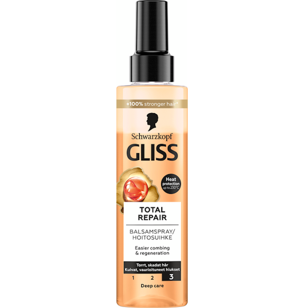 سبراي إصلاح الشعر توتال جليس 200 مل