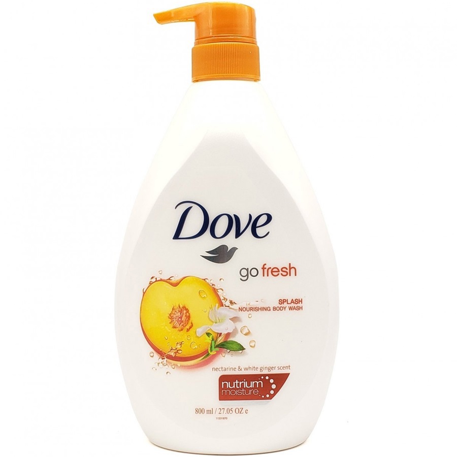 غسول للجسم بالنكتارين والزنجبيل الأبيض 800 مل