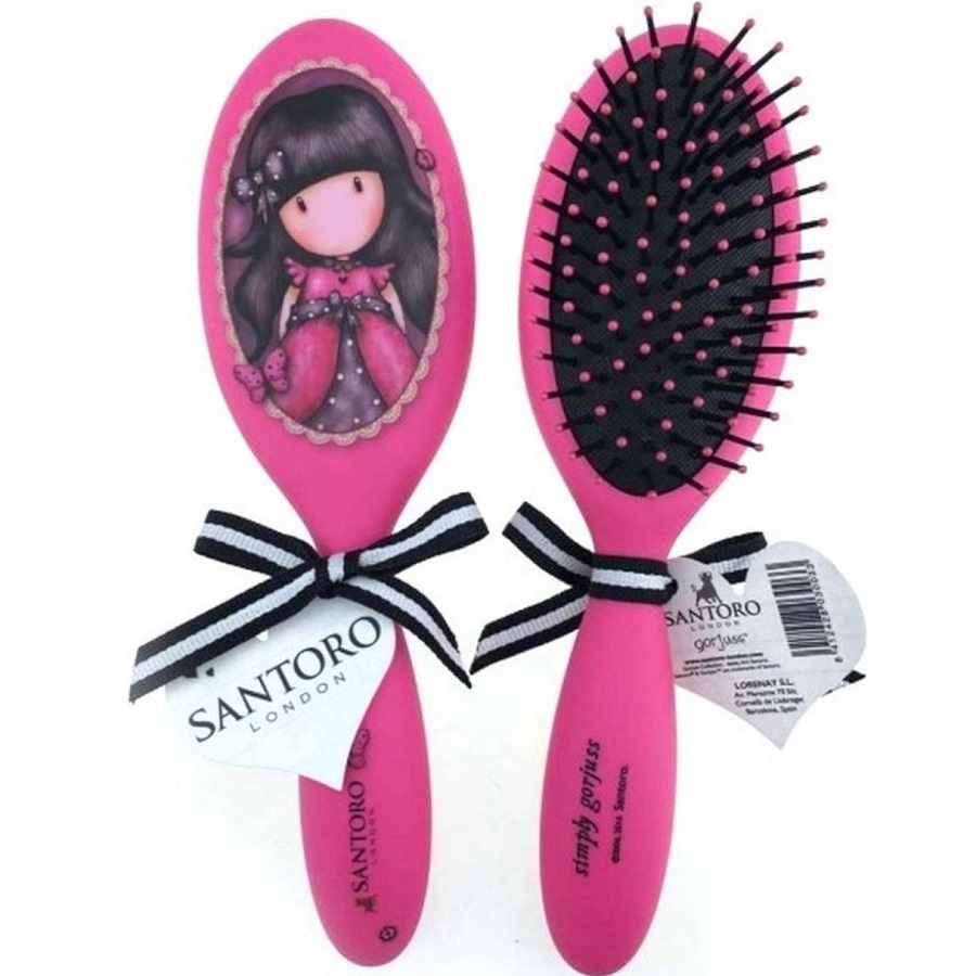 فرشاة شعر جورجوس الوردية