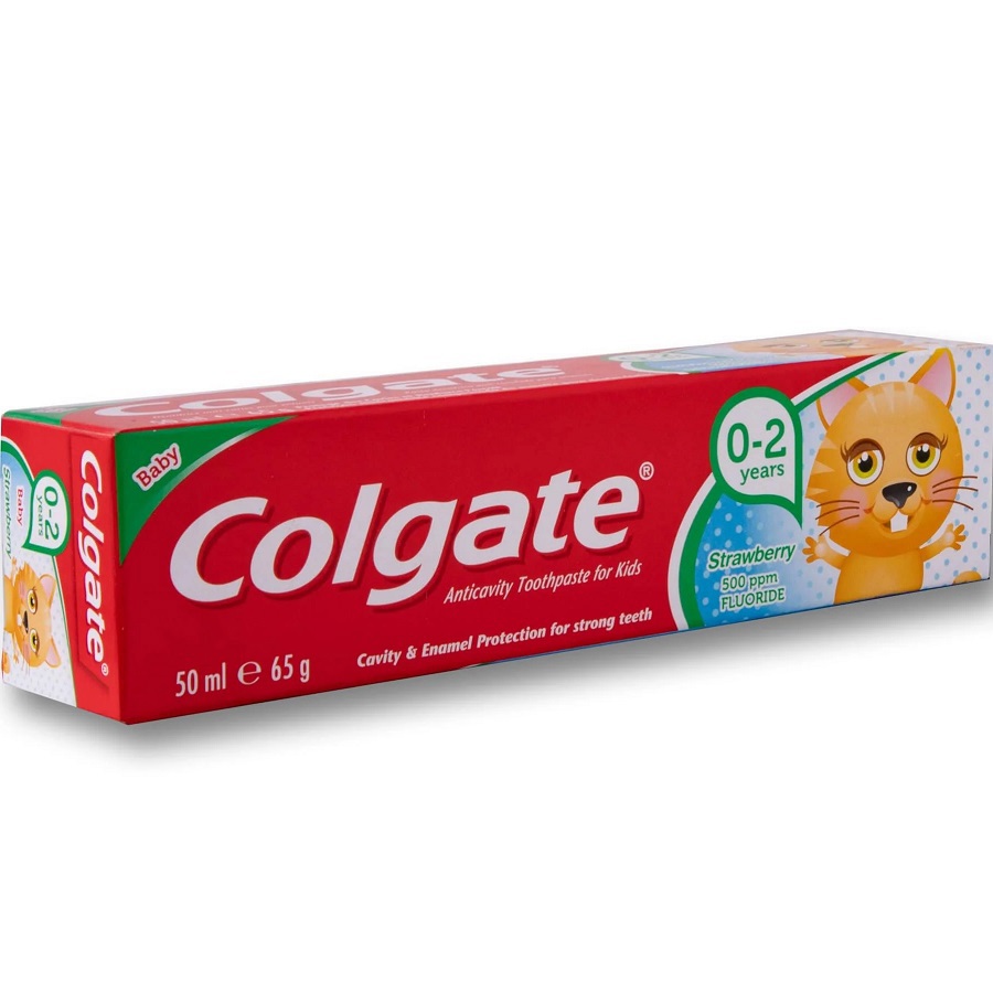 معجون اسنان للاطفال بالفراولة 50 مل