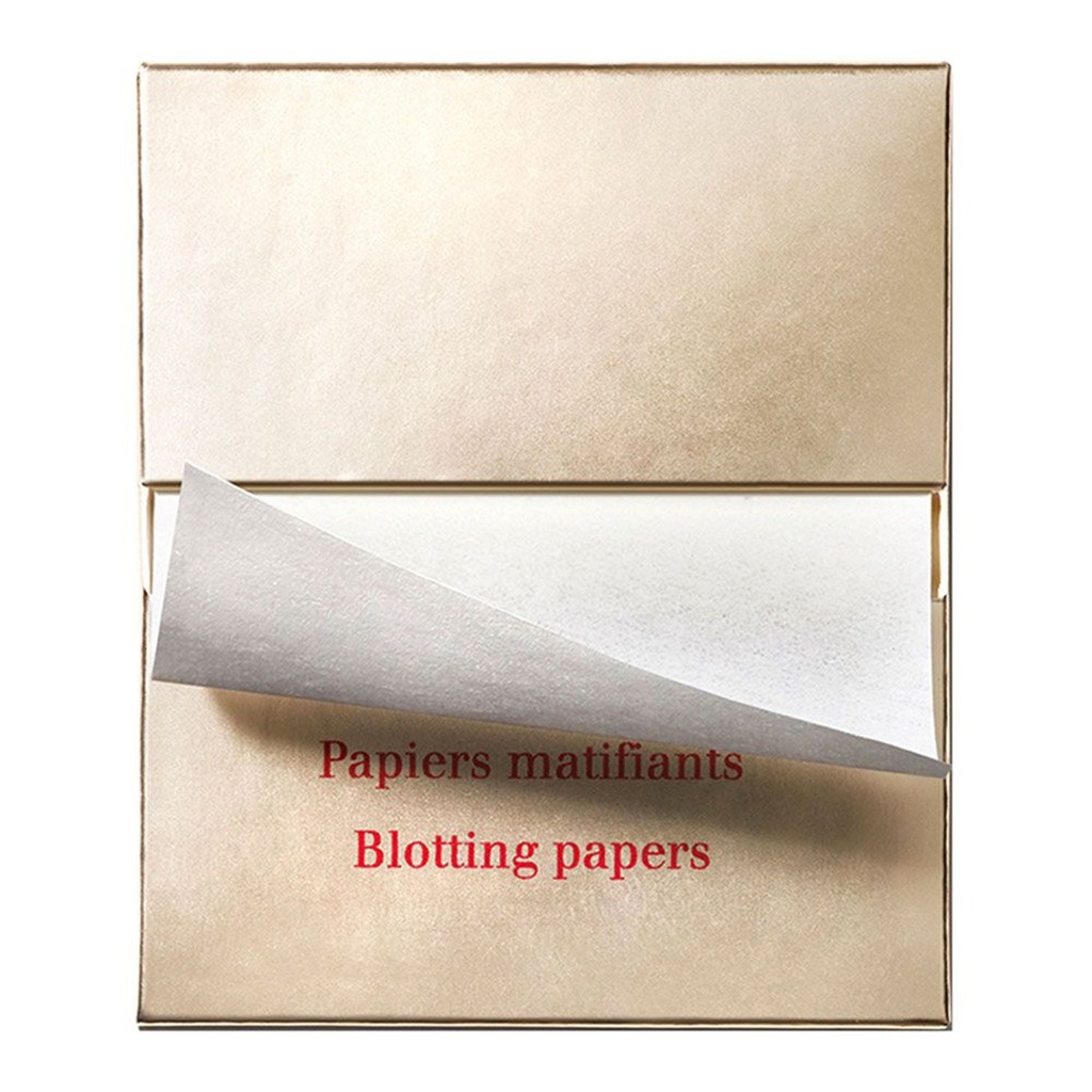 أوراق إزالة اللمعان من المكياج