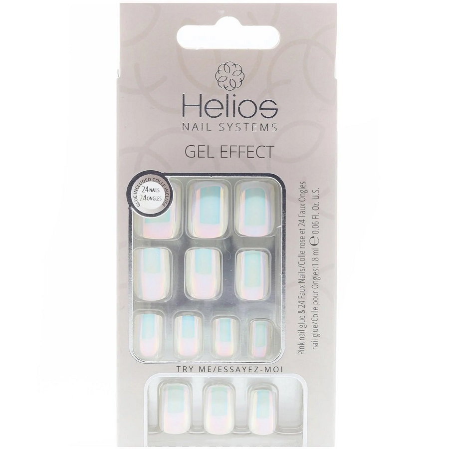 أظافر صناعية أزرق مات 24 قطعة