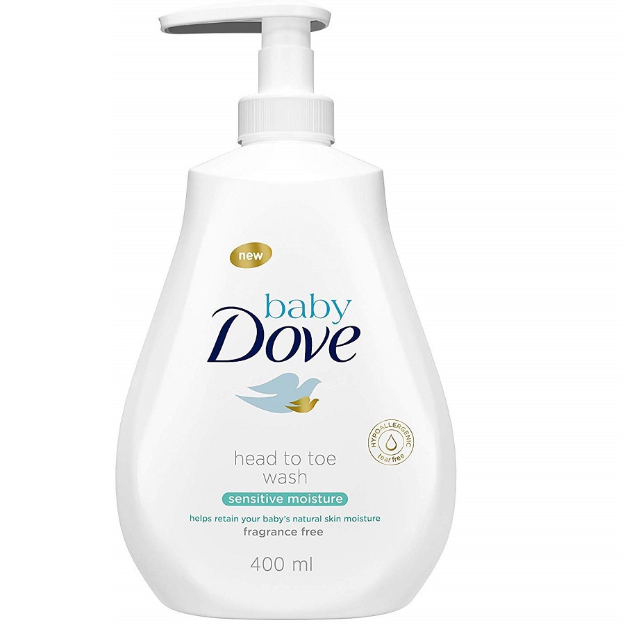 غسول الشعر والجسم للبشرة الحساسة 400 مل