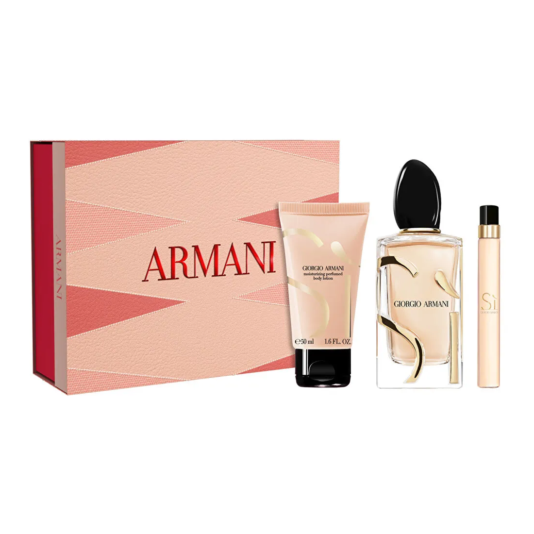 مجموعة عطر Si EDP سعة 100 مل (تتضمن لوشن للجسم 50 مل وجل استحمام 50 مل)