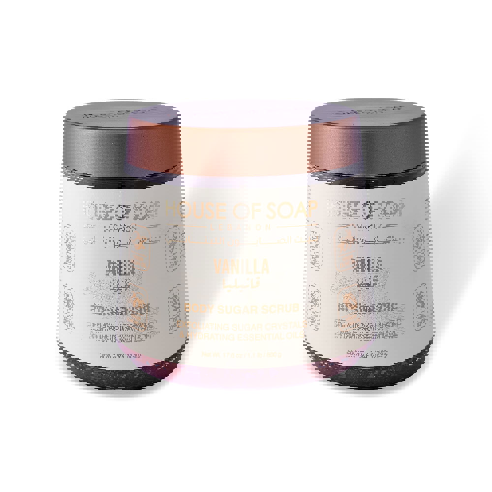 مقشر سكر الجسم برائحة الفانيليا ٥٠٠ غرام جديد