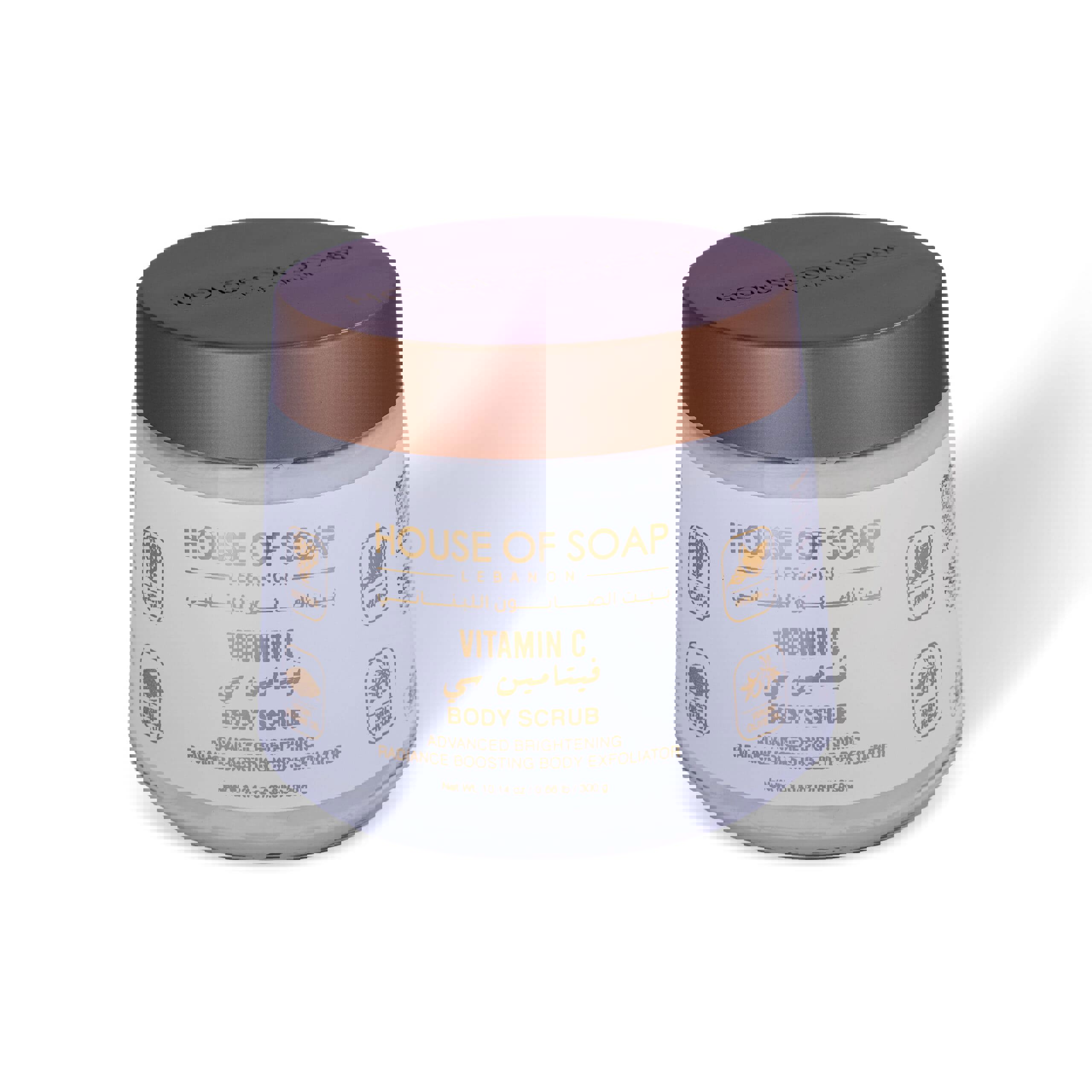 مقشر الجسم لتفتيح البشرة بفيتامين سي 300 غرام جديد