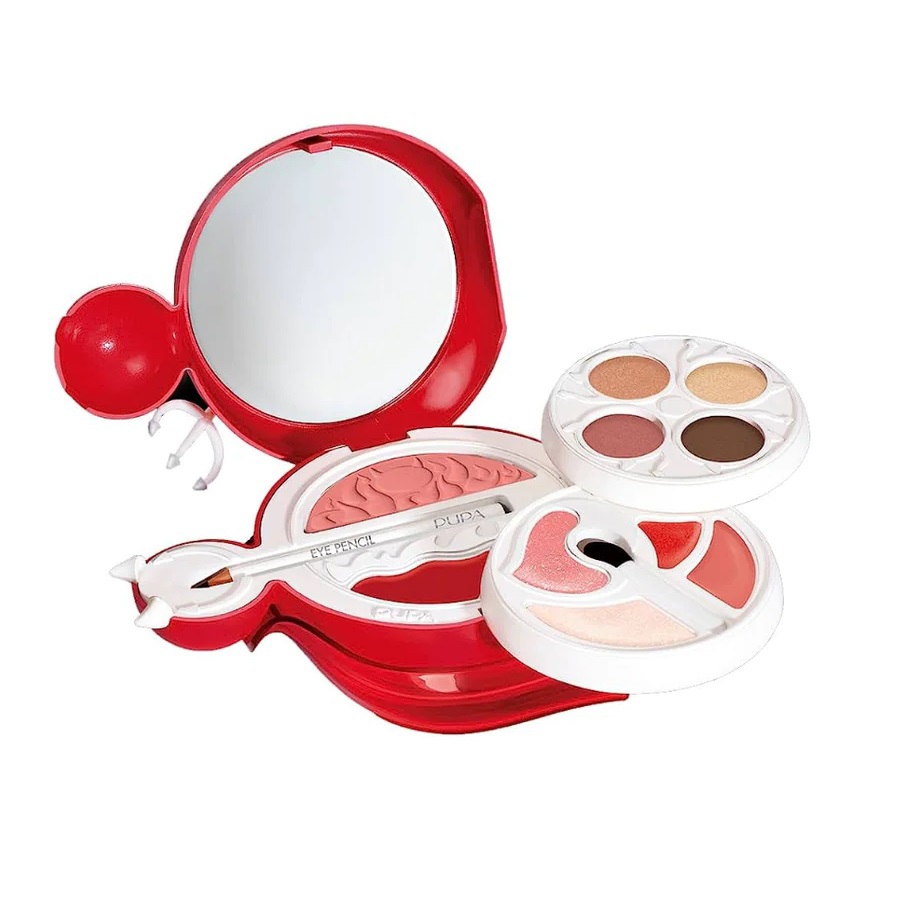 مجموعة هدايا ماكياج البومة 003 أحمر