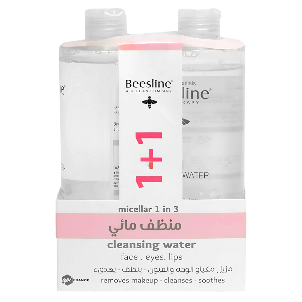 ميسيلار 3 في 1 مزيل للماكياج 400 مل (1+1)