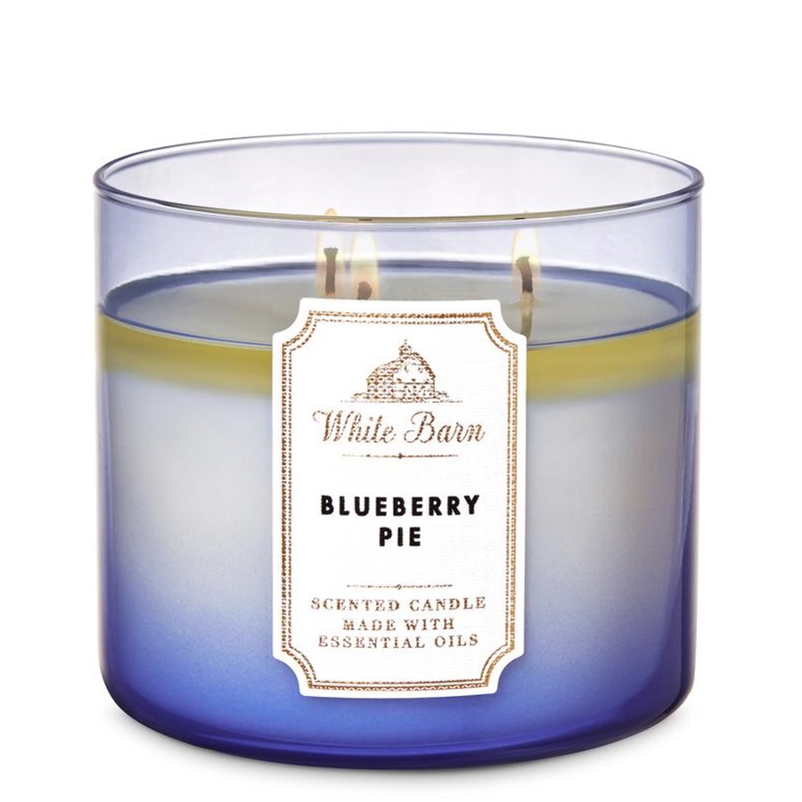 بلو بيري باي شمعة معطرة بثلاث فتائل 411 غم