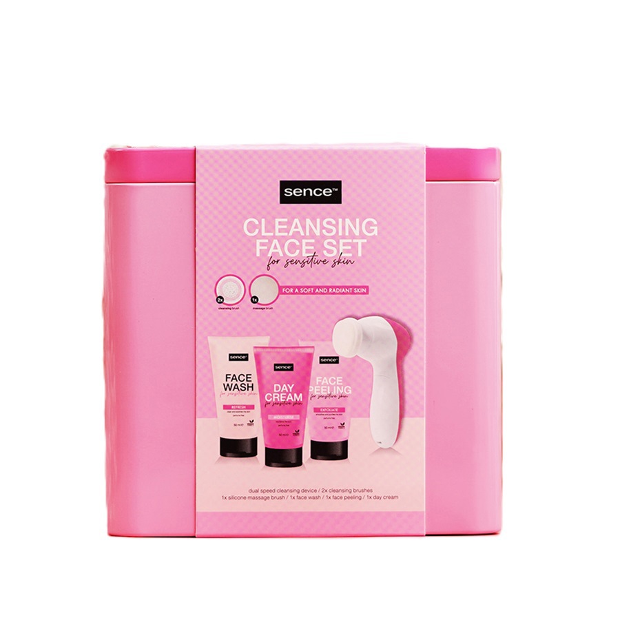 مجموعة منظف الوجه للبشرة الحساسة 6 قطع