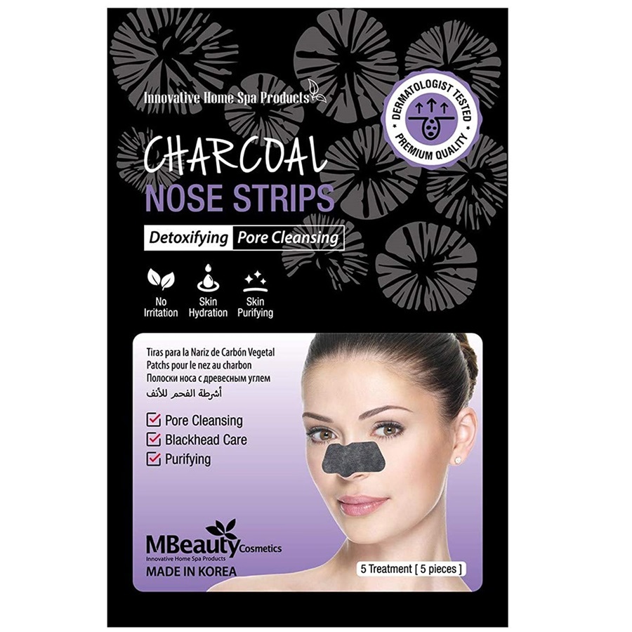 شرائح الفحم للأنف 5 شرائح