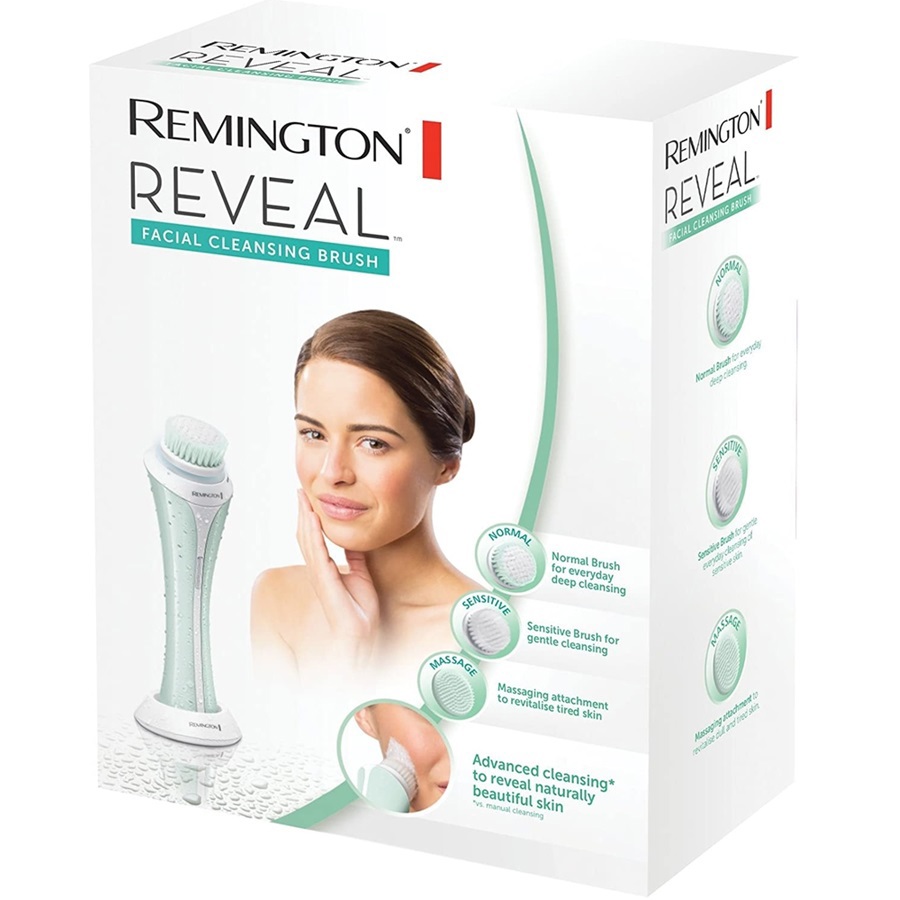 فرشاة تنظيف الوجه باللون الاخضر