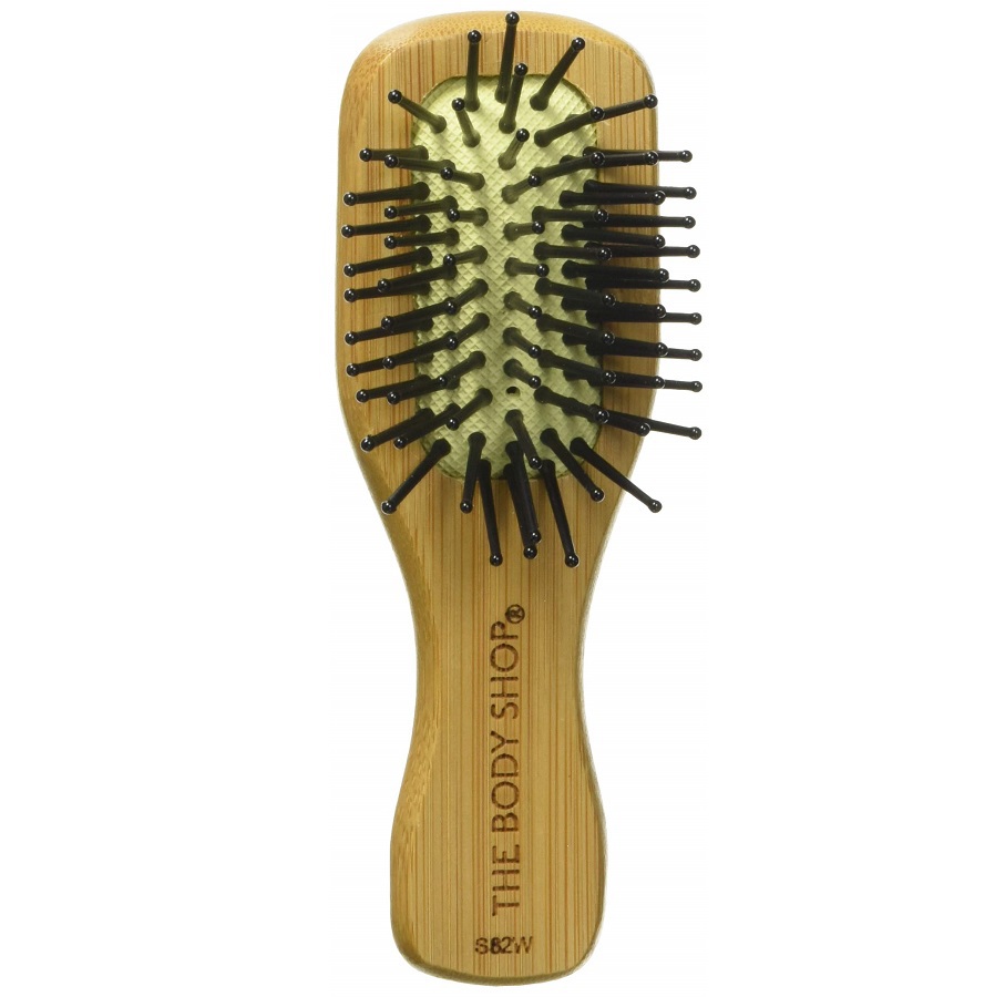 فرشاة شعر خشبية صغيرة الحجم