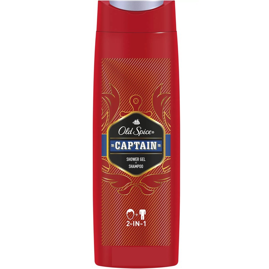 شامبو وجل استحمام للرجال كابتن 400 مل