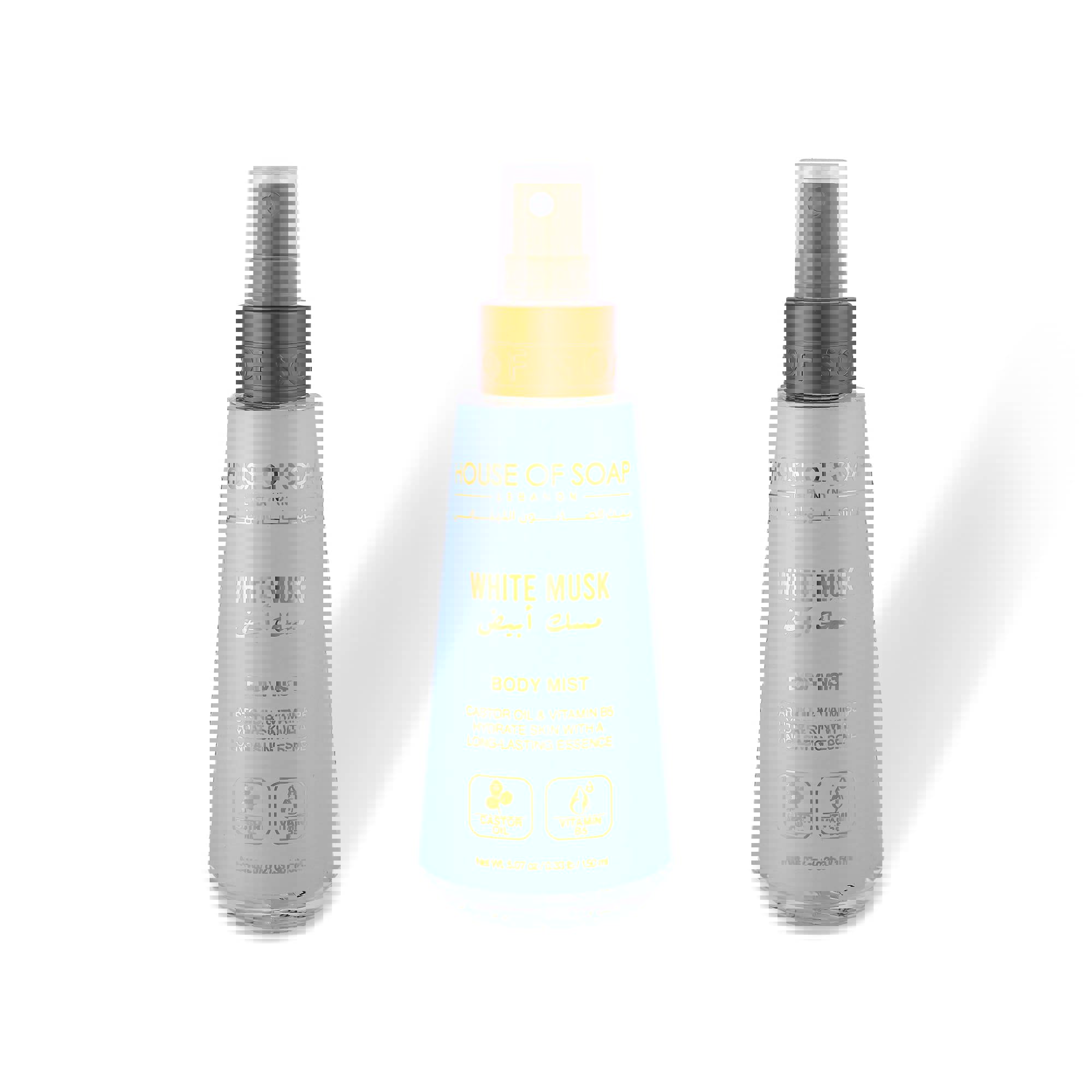 معطر للجسم برائحة المسك الأبيض 150 مل