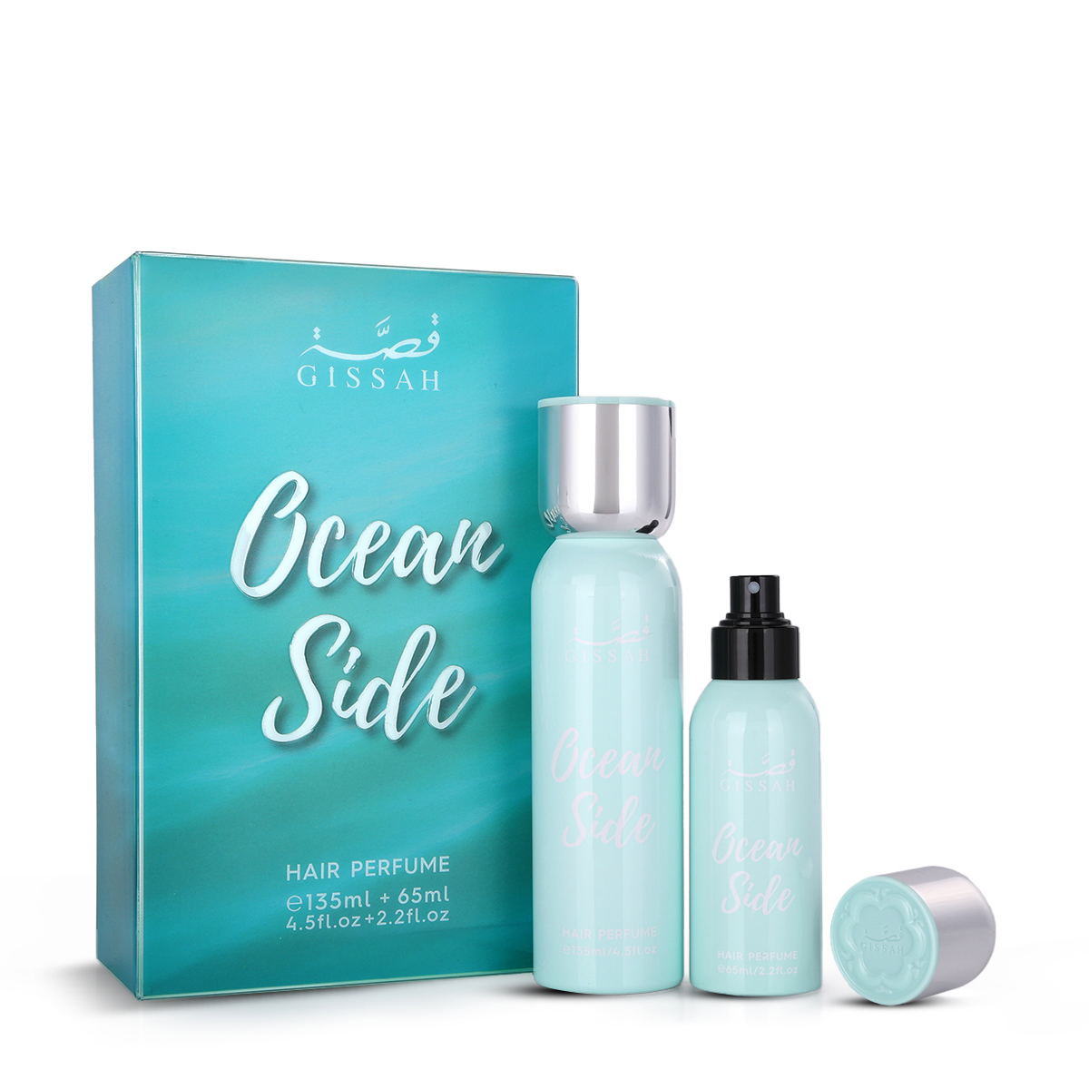 GISSAH HAIR PERFUME SET 135ML + 65 ML  OCEAN SIDE