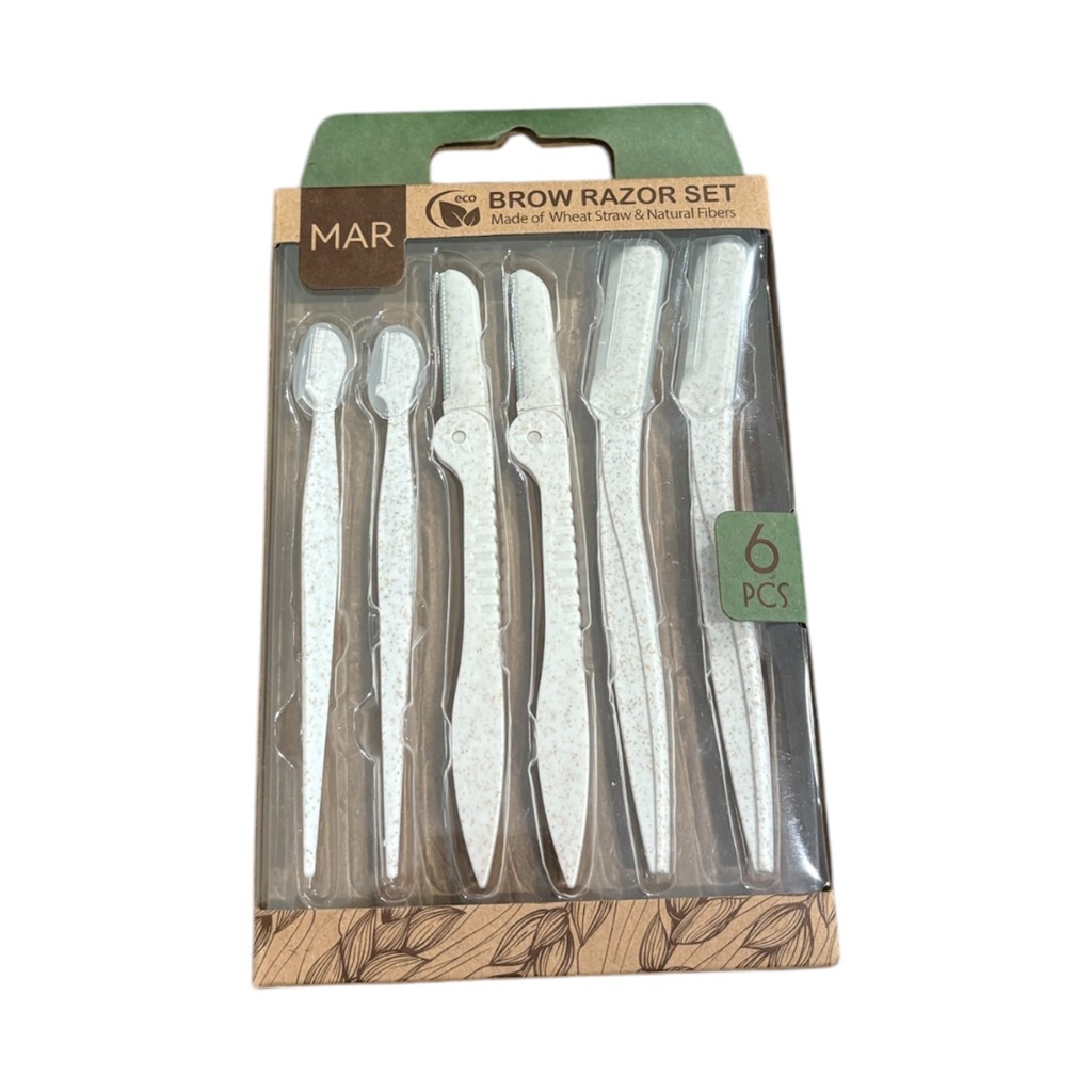 مجموعة شفرات الحواجب 6 قطع