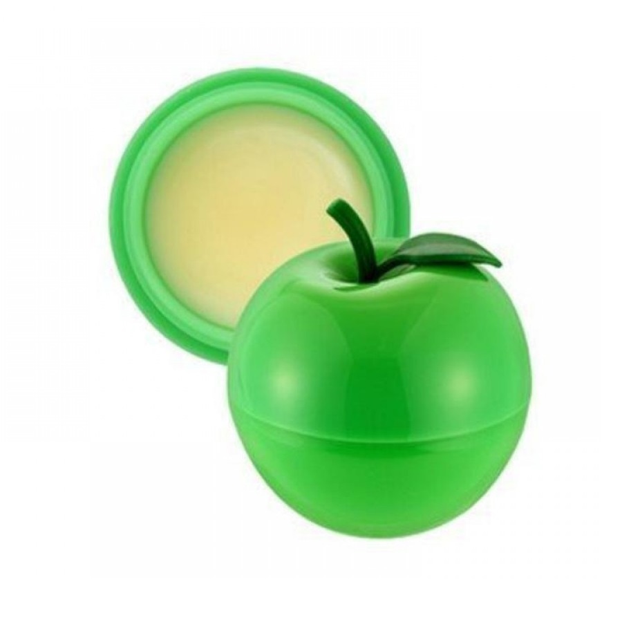 مرطب شفاه صغير بشكل تفاح اخضر بعامل حماية 15