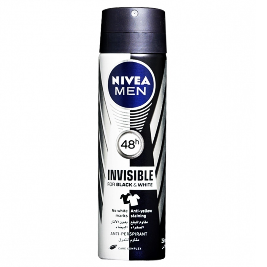 مزيل عرق بخاخ انفيزبل بلاك اند وايت 150 مل