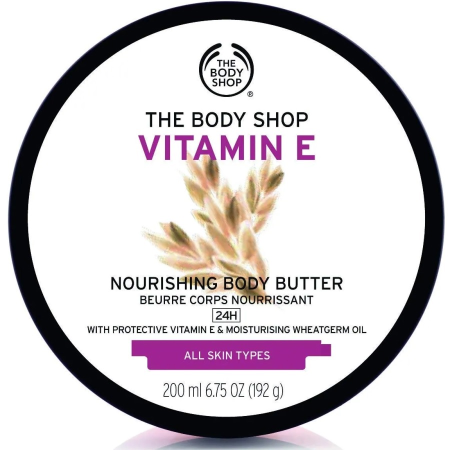 زبدة الجسم المغذية بفيتامين اي 200 مل