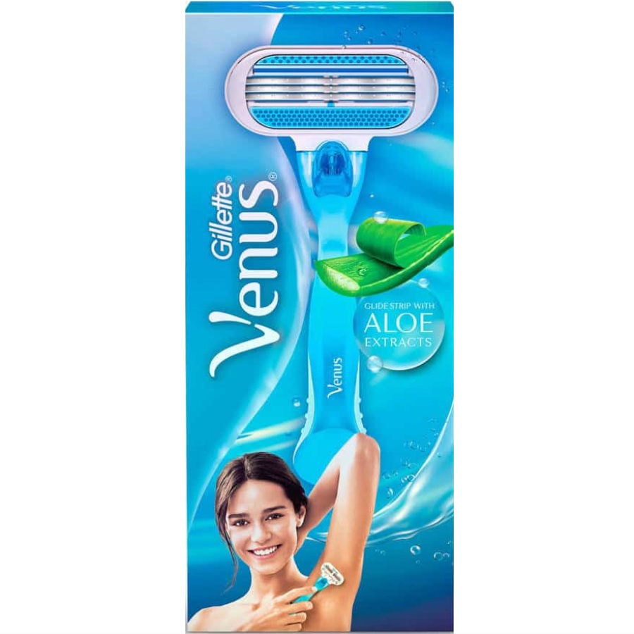 ماكينة حلاقة فينوس بالصبار