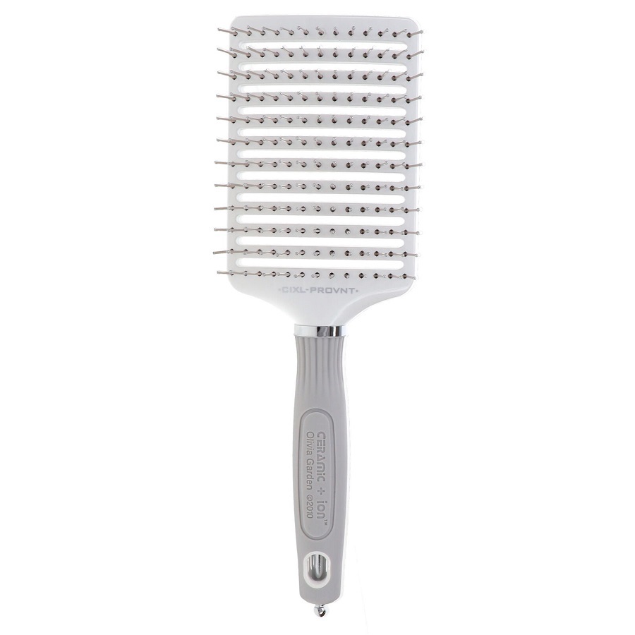 فرشاة شعر كبيرة الحجم مطلية بالسيراميك والأيون