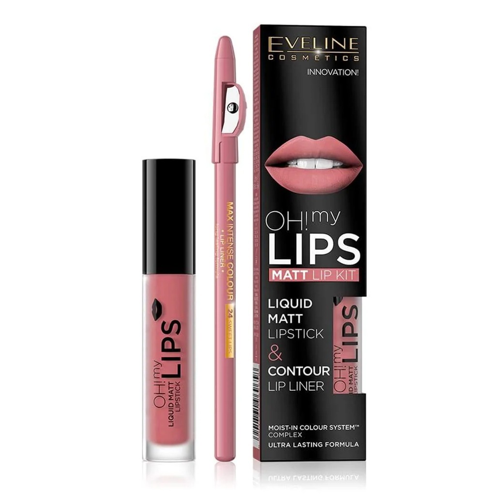 مجموعة أحمر الشفاه أوه ماي ليبس، رقم 06 كاشمير روز