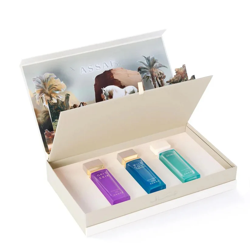 مجموعة عساف الرياض الذهبية 3 × 100 مل