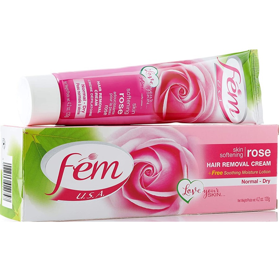 كريم مزيل للشعر بالورد 120 غم