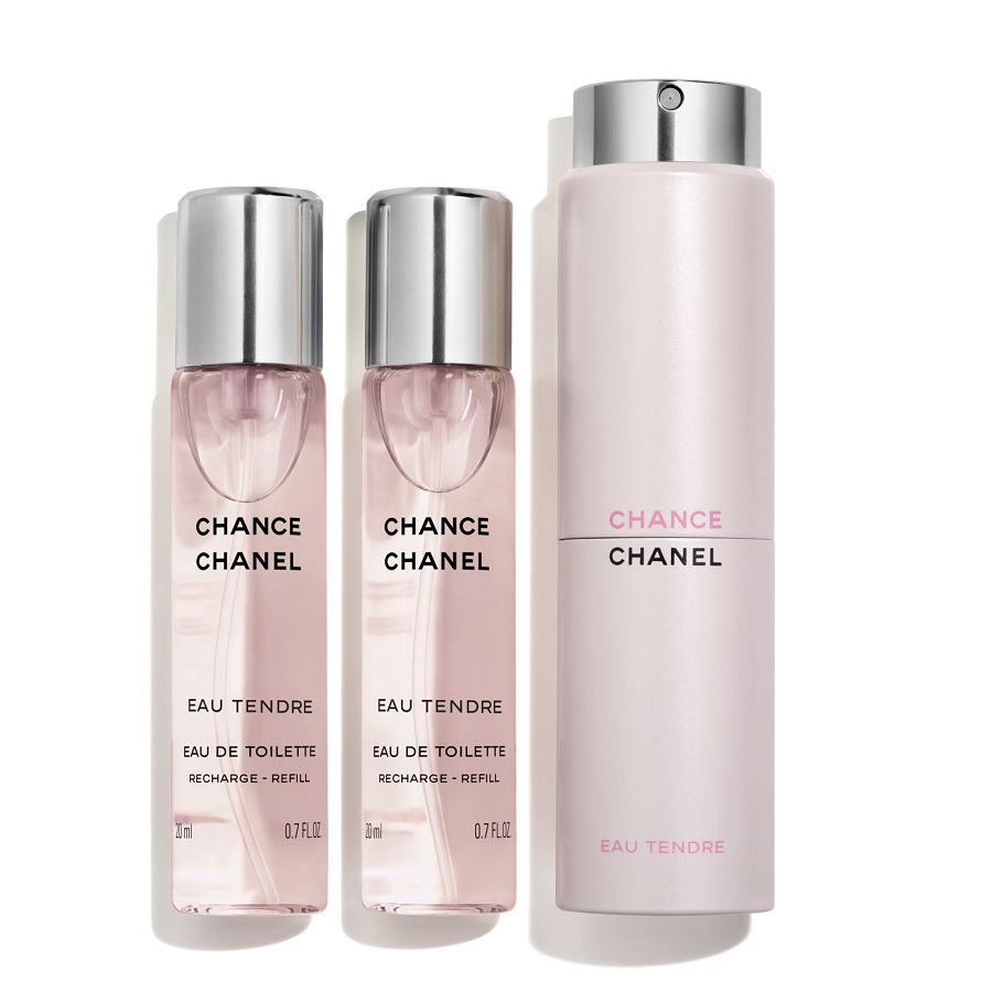 مجموعة شانيل أو تندر أودي تواليت 3 × 20 مل