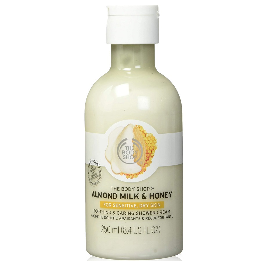 غسول الجسم الكريمي بحليب اللوز والعسل 250 مل