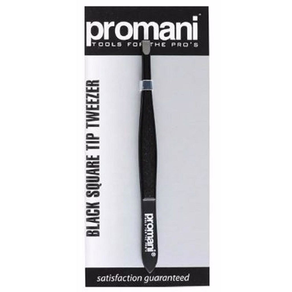 ملقط ذو طرف مربع أسود