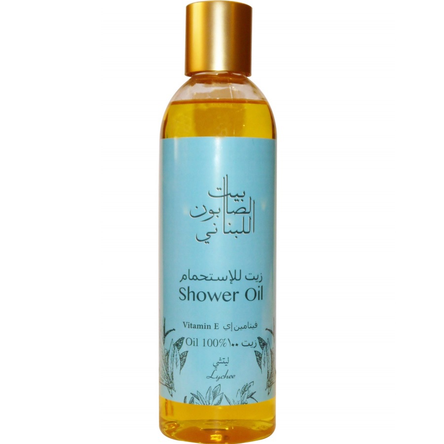 زيت الاستحمام بفيتامين اي والليتشي 250 مل