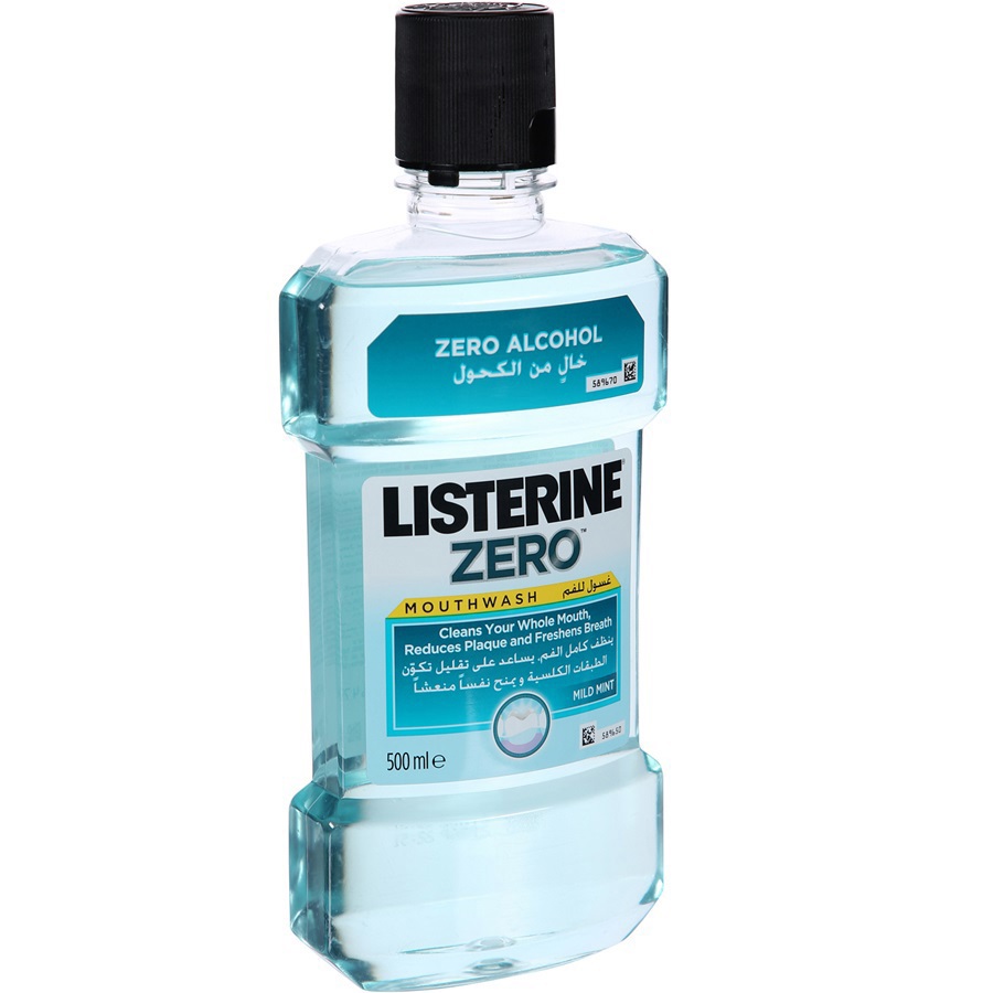 غسول الفم الخالي من الكحول بالنعناع 500 مل