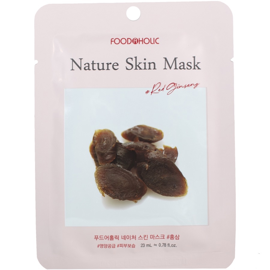 قناع طبيعي للبشرة بالجينسنغ الأحمر