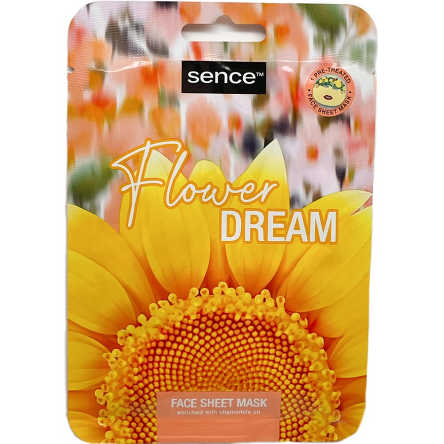 قناع ورقي للوجه بزهرة الشمس