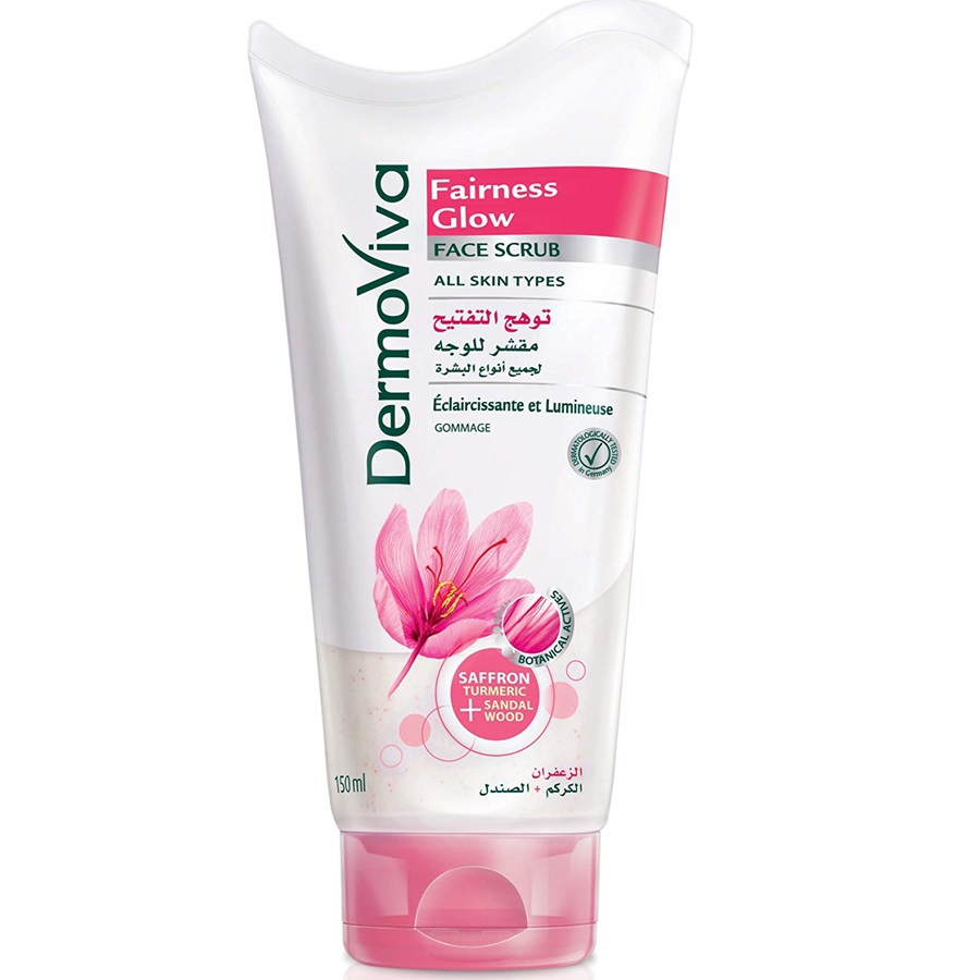 مقشر للوجه بالزعفران فيرنيس جلو 150 مل