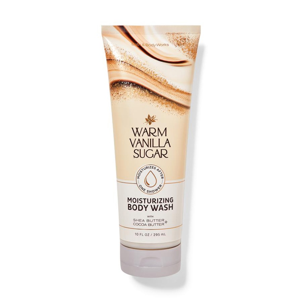غسول الجسم المرطب برائحة الفانيليا والسكر الدافئ 296 مل