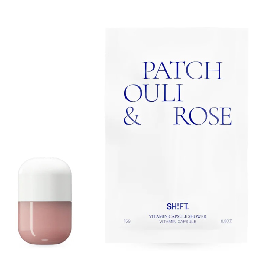 كبسولة فيتامين للاستحمام برائحة الباتشولي والورد