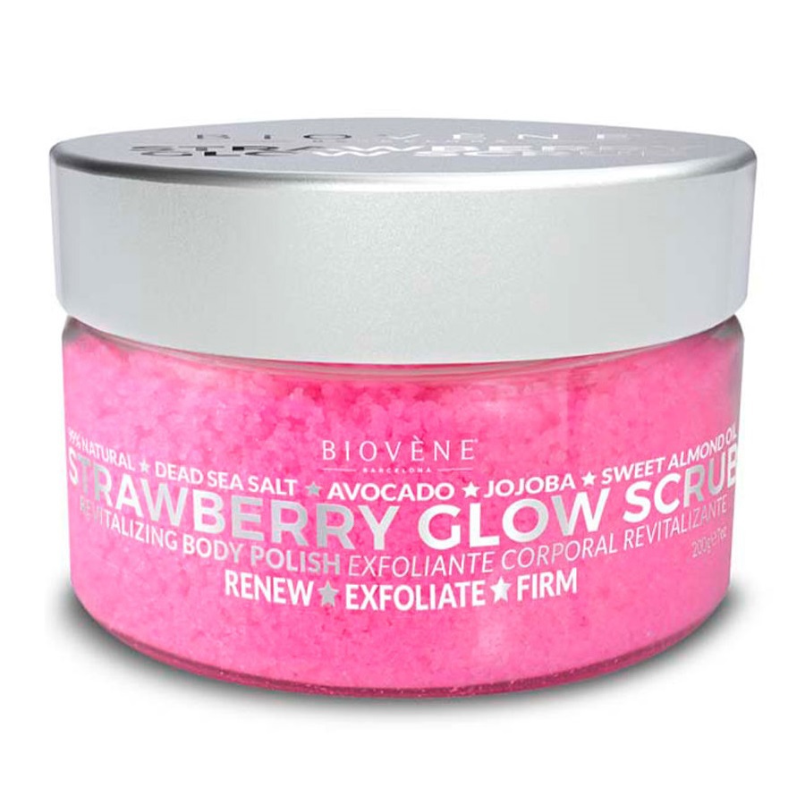 مقشر الجسم بملح البحر والفراولة 200 غم