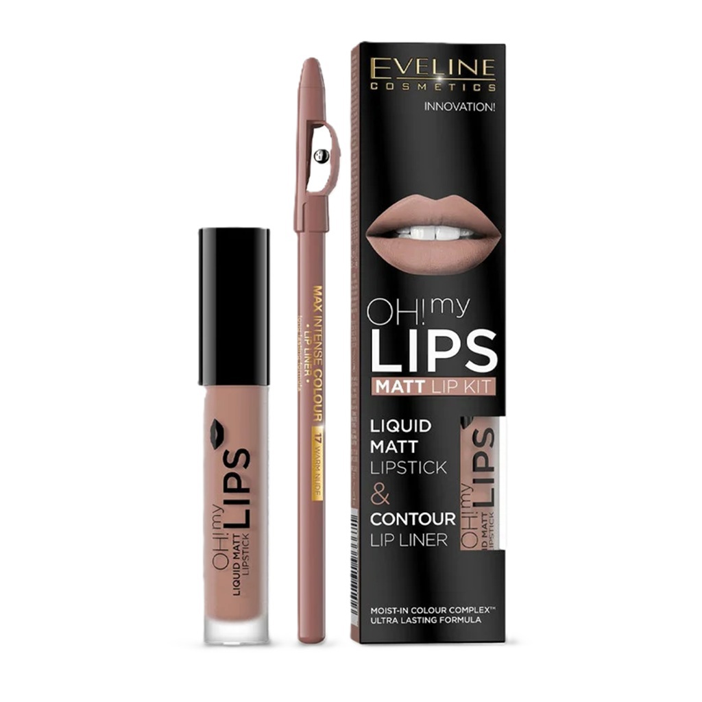 مجموعة أحمر الشفاه أوه ماي ليبس، رقم 01 ناتشرال نود