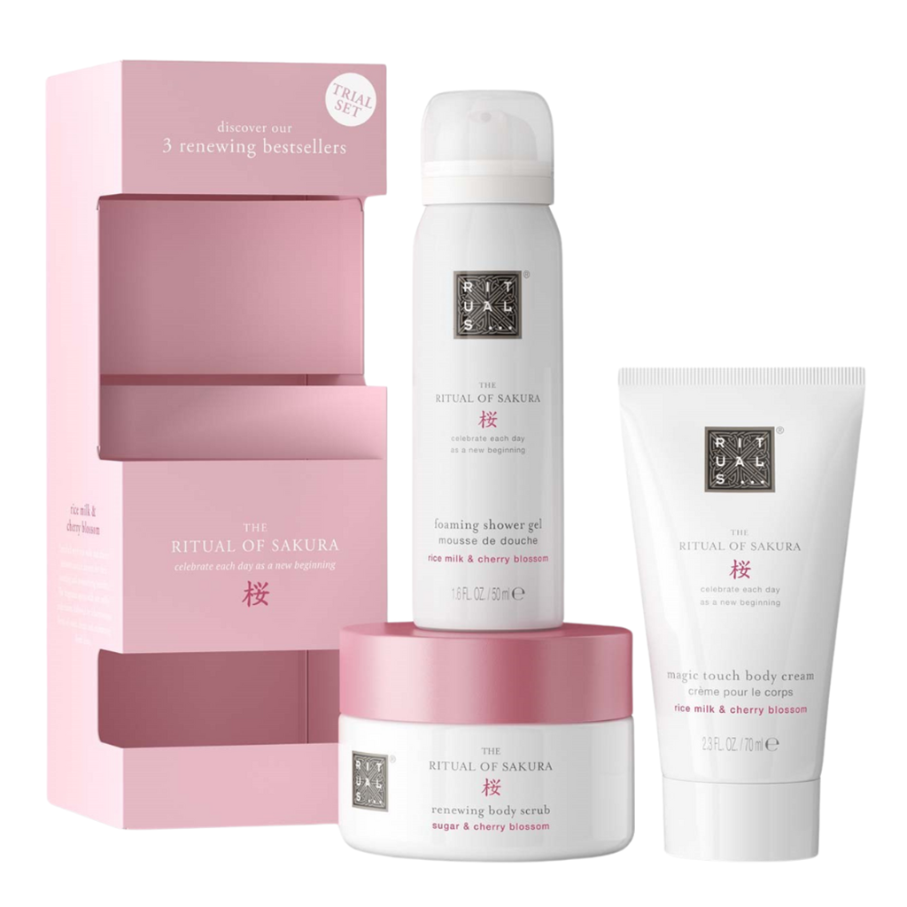 مجموعة العناية بالجسم ذا ريتوال أوف ساكورا 3 قطع