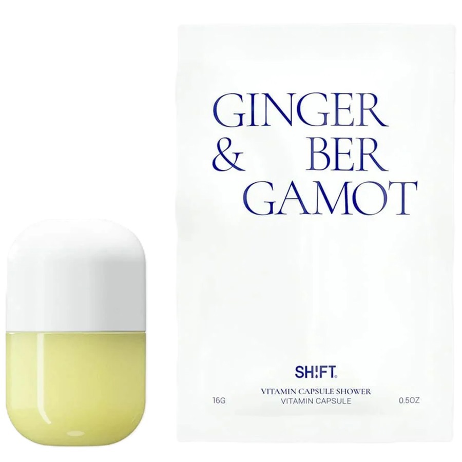 كبسولة فيتامين للاستحمام بالزنجبيل والبرغموت