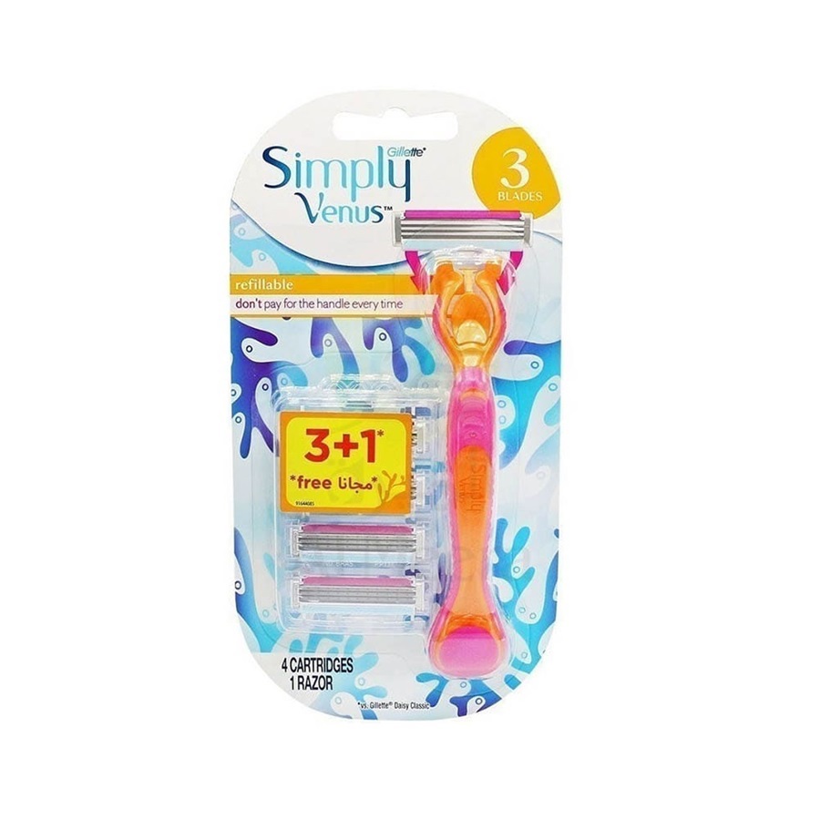 ماكينة حلاقة جيليت سيمبلي 4 شفرات