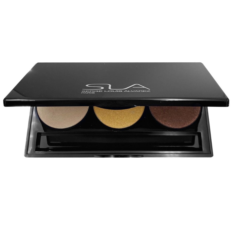 باليت ظلال العيون الذهبية الثلاثية الألوان