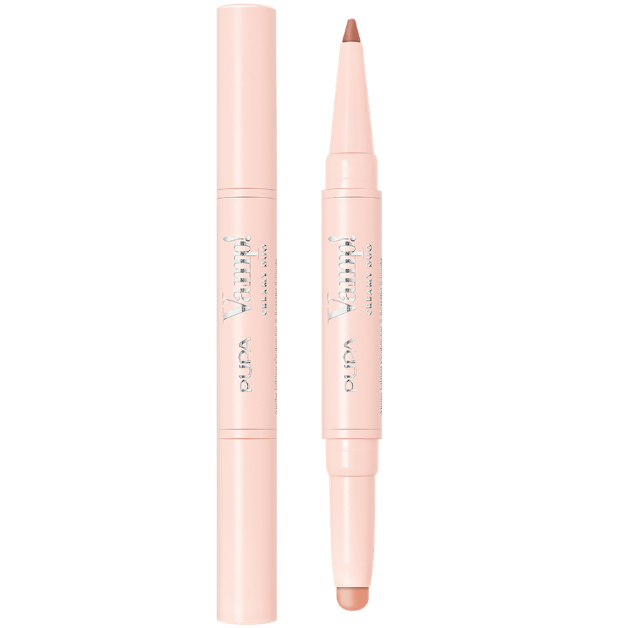 قلم تحديد الشفاه الكريمي الثنائي